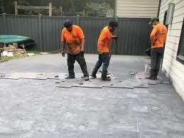 Stamped Concrete in Celina project 2
